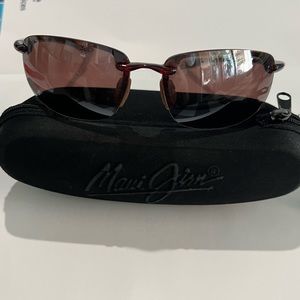 Maui Jim Ho’ Okipa Polarized Rimless Sunglasses